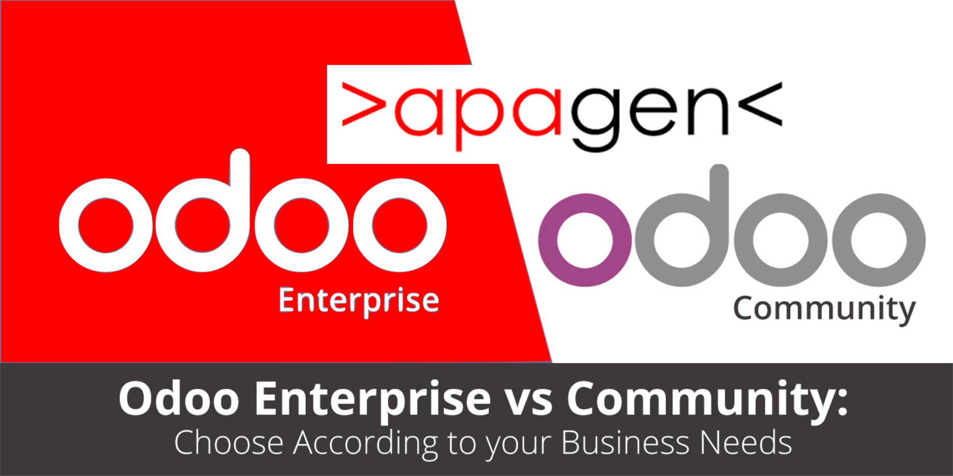 Odoo Community vs Odoo Enterprise by Apagen Solutions