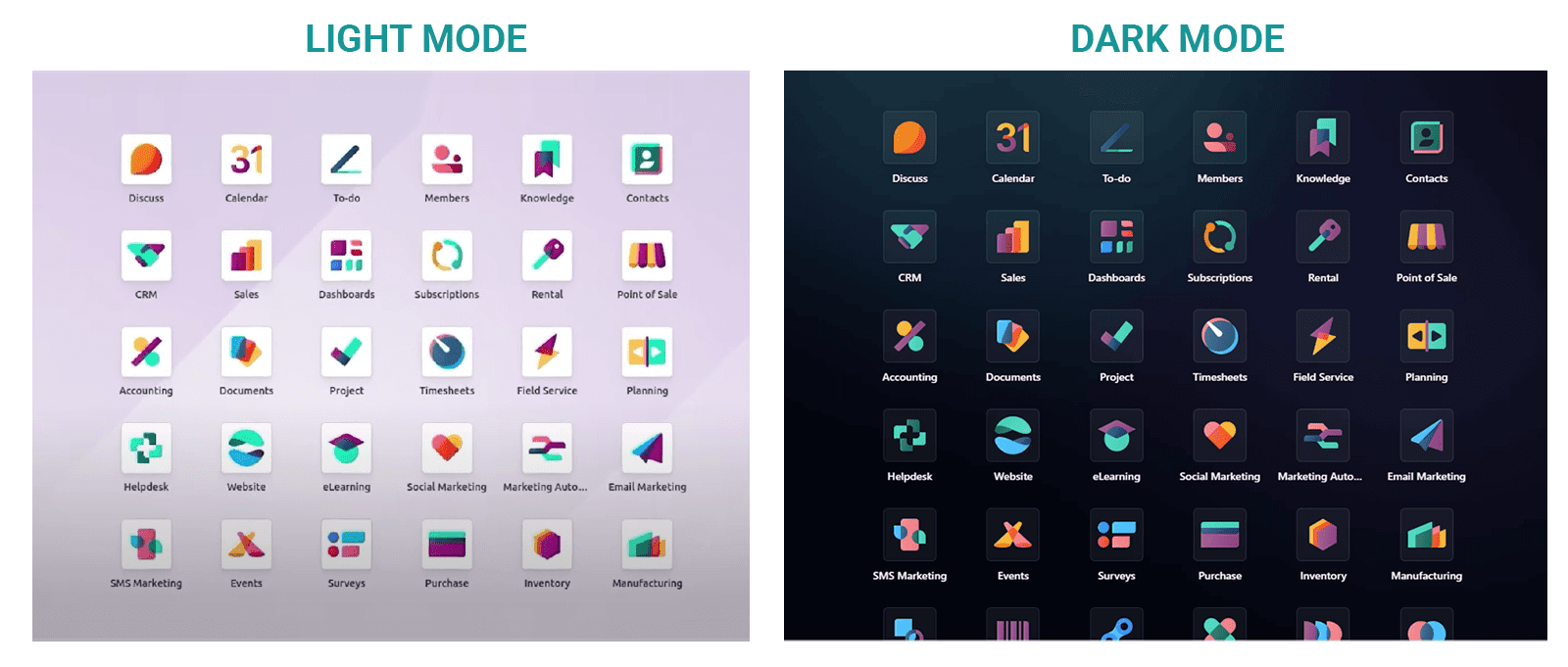 UI of Odoo 17