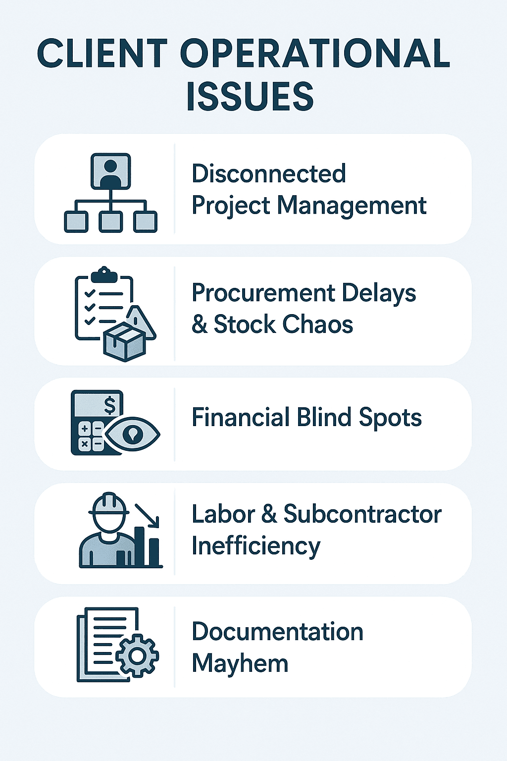client-opeartional-issues-without-industrial-construction-with-Odoo-ERP-Software