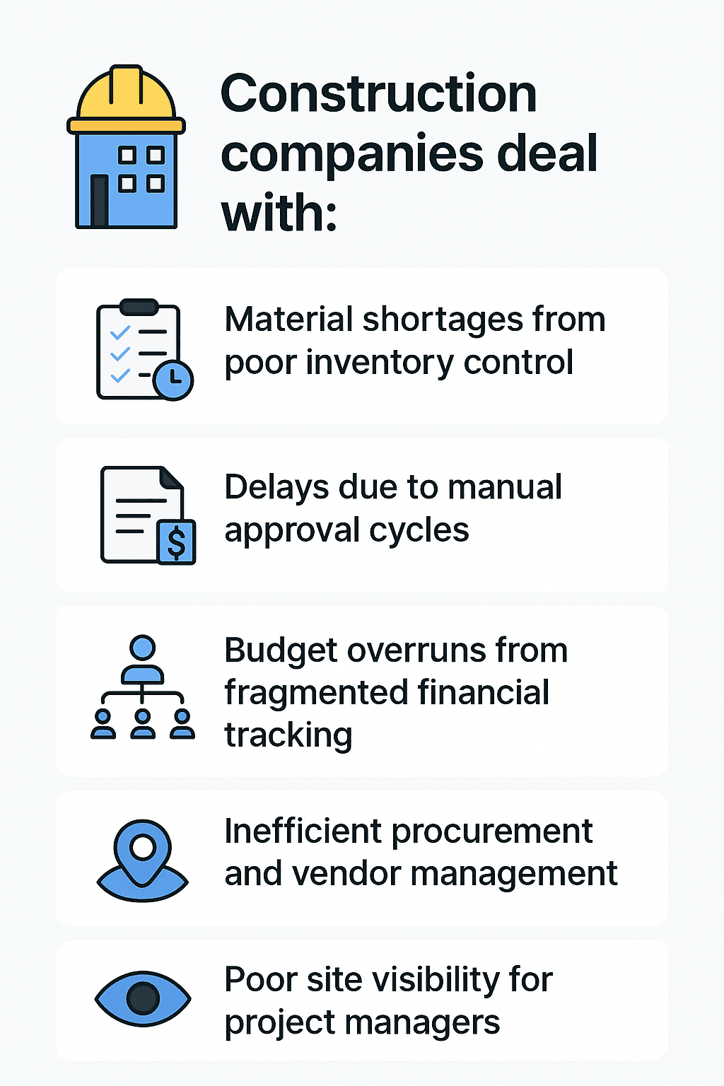 Odoo ERP System for Construction