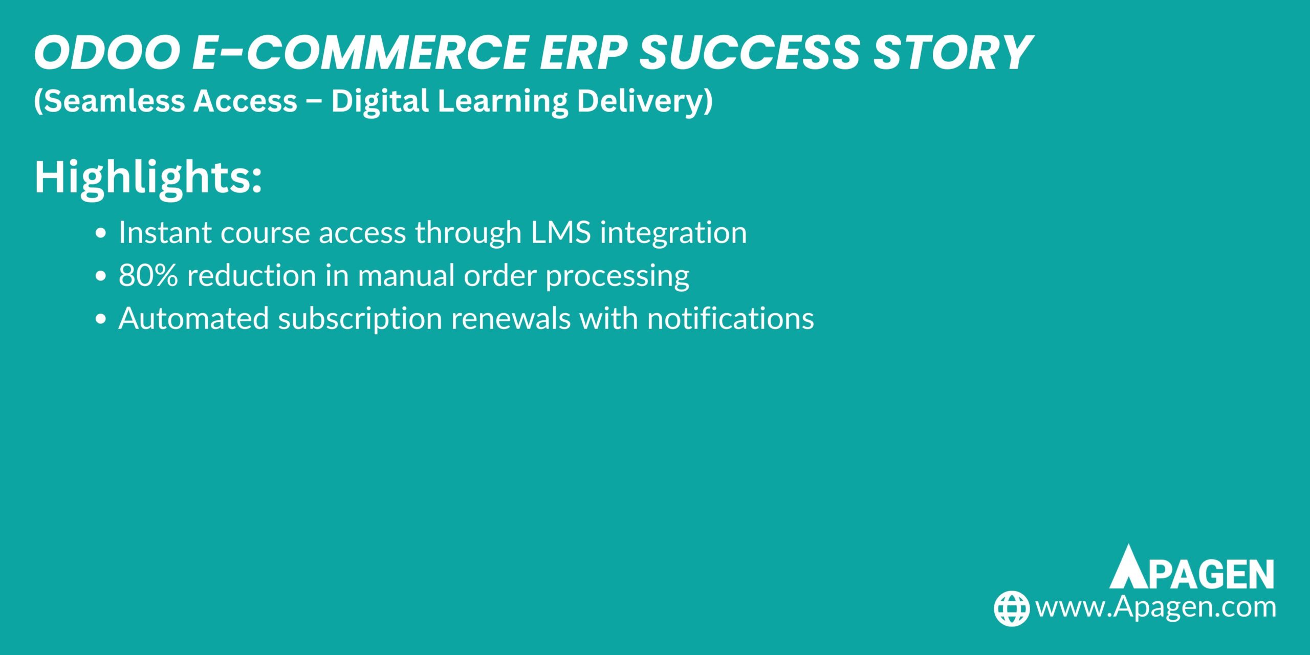 Success Story Slide