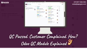 Odoo manufacturing quality management software by Apagen