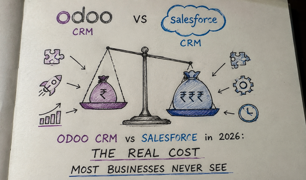 Odoo CRM vs Salesforce - Real Total Cost Comparison
