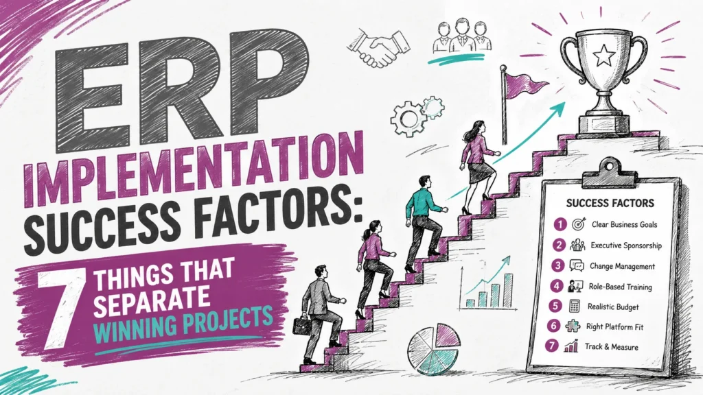 7 ERP implementation success factors that help businesses achieve successful digital transformation