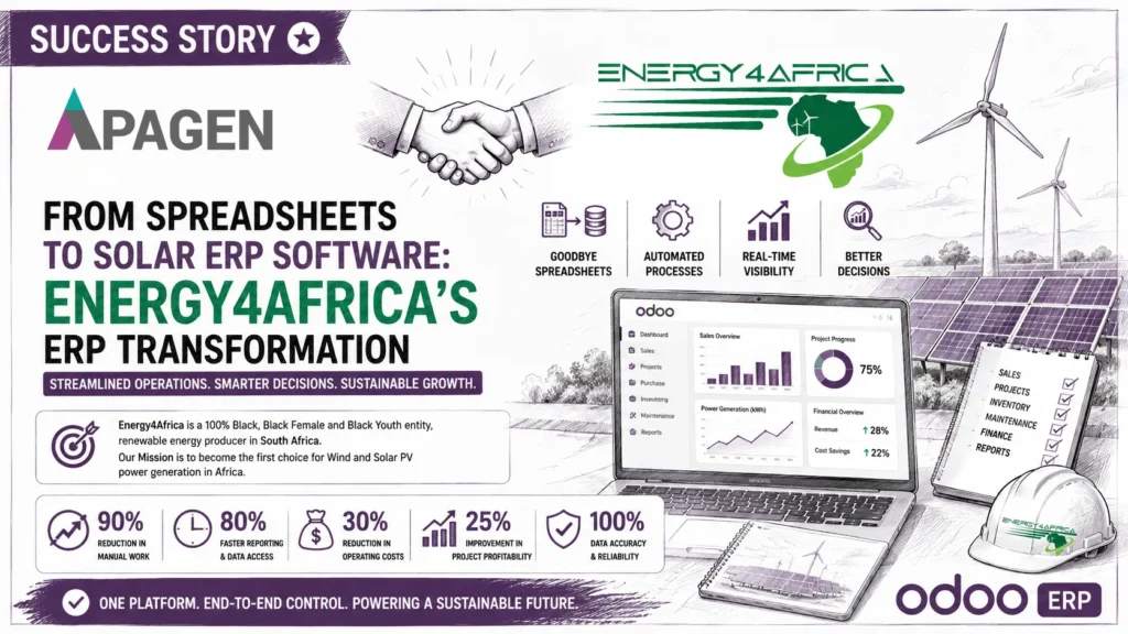 Solar ERP Software success story for Energy4Africa