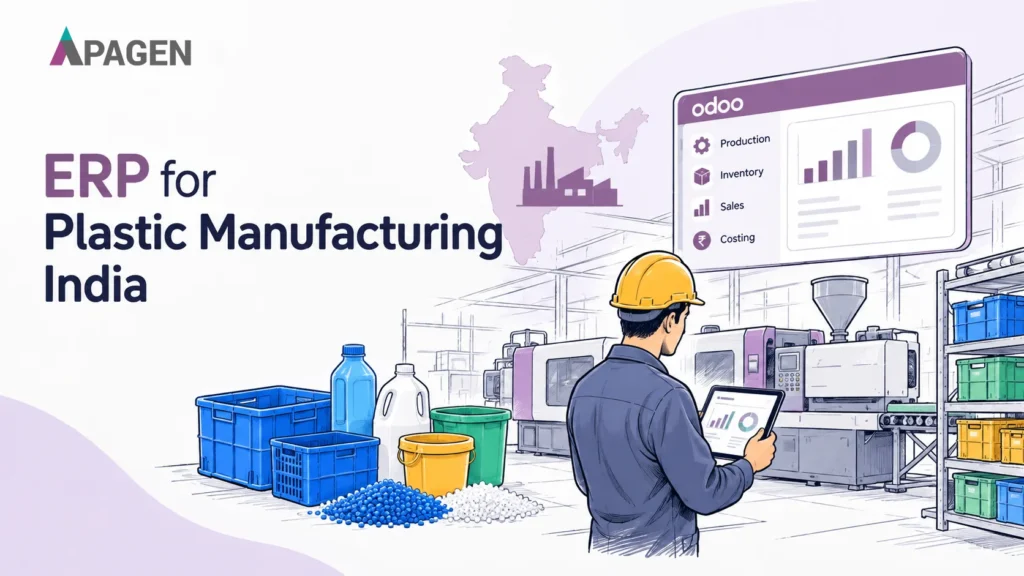 ERP for plastic manufacturing India – Odoo ERP solution for production and inventory management.