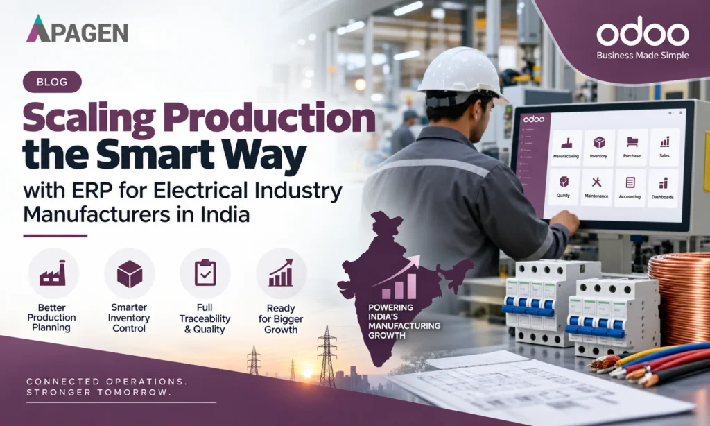 Scaling Production the Smart Way with ERP for Electrical Industry Manufacturers in India