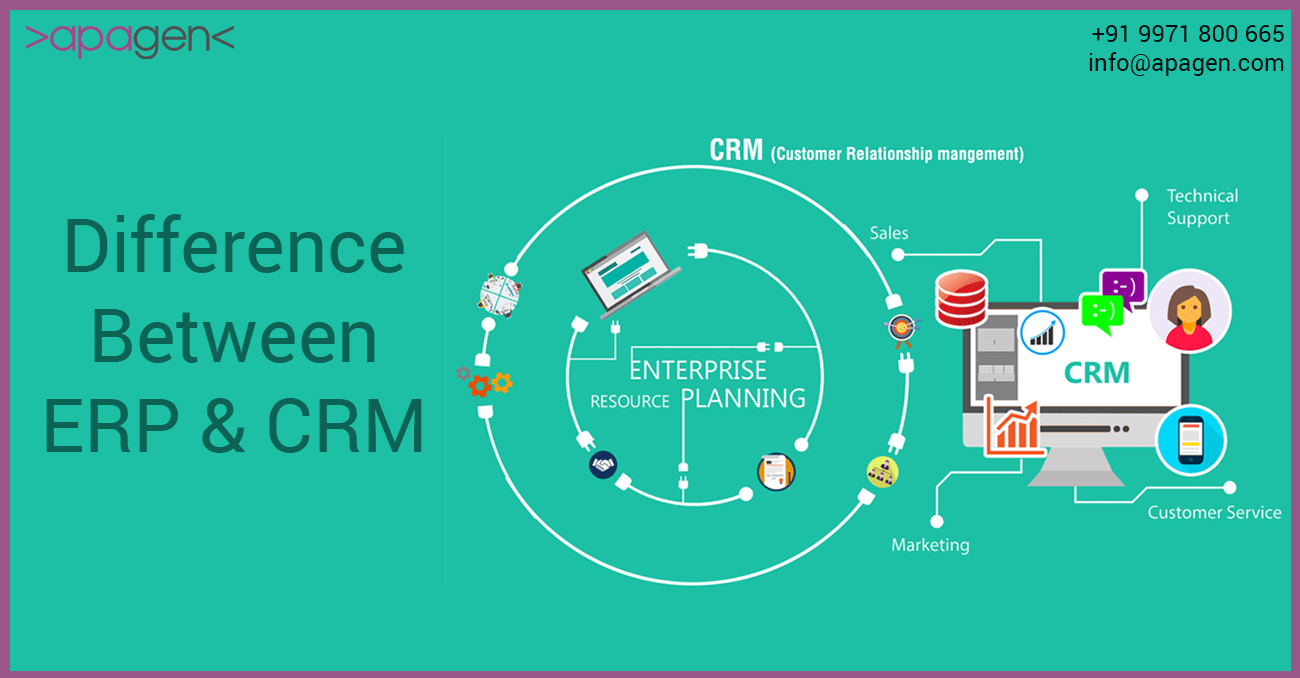 what is the difference between erp and crm