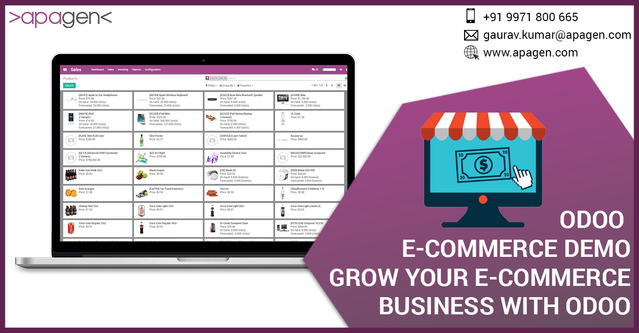 Odoo eCommerce solutions