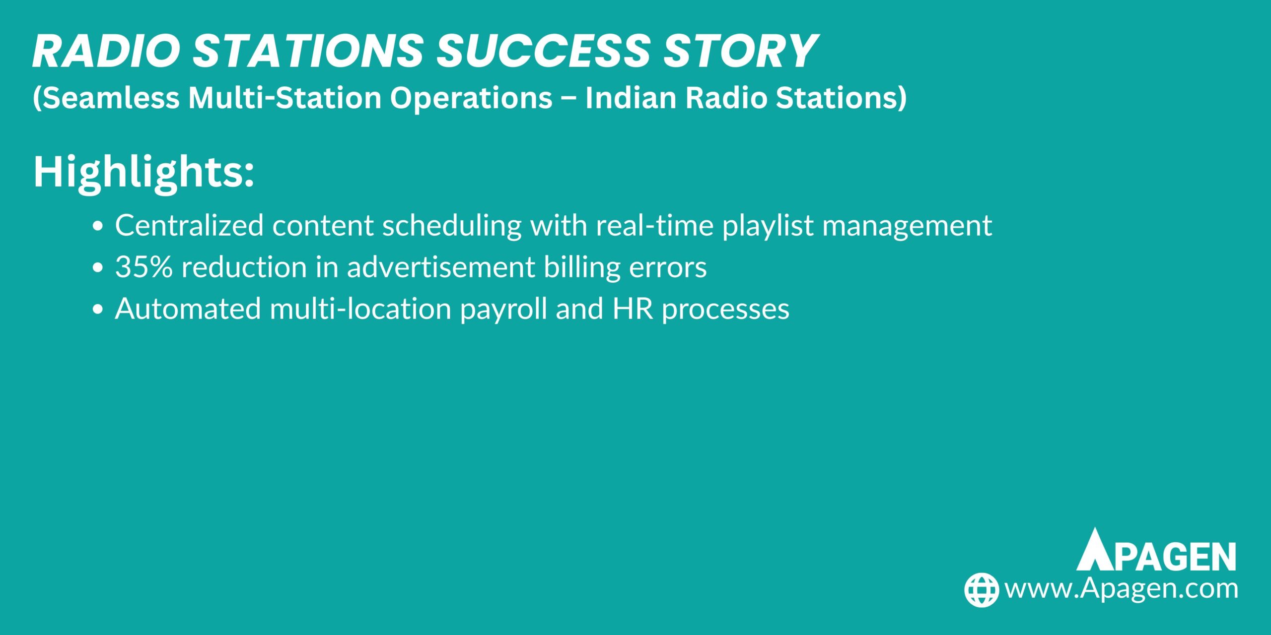 Success Story Slide